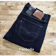 Levi's Jeans 501-1484 ORIGINAL PREMIUM Big. E Non-Stretch Matte Fabric made in Cambodia Authentic Br
