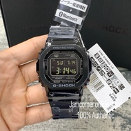 (JAPAN SET) 100% ORIGINAL CASIO G-SHOCK GMW-B5000GD-1JF full-metal hard black stainless steel