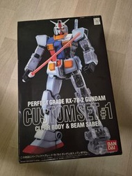 Bandai Perfect Grade PG RX-78-2 Gundam Custom Set #1 激光劍模型