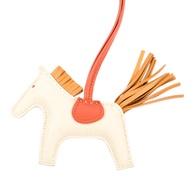 [二手] Hermes Rodeo PM 吊飾，Agneau Craie