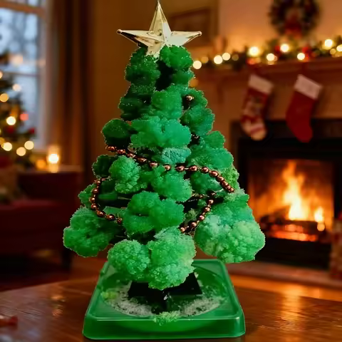 1pc Christmas Magic Crystal Tree Creative Science Experiment Christmas Tree Perfect Christmas Gift C
