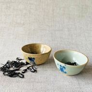 中國 清三代青花瓷小酒器 │ 淺褐款/青色款 民窯燒 古瓷 收藏