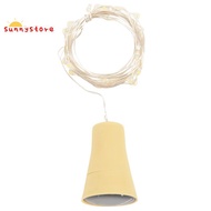 1PCS Solar 2M LED Cork Shaped 20 LED Night Fairy String Light Kork Solarbetrieben Licht Wine Bottle 