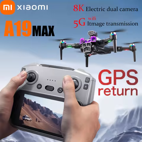 Xiaomi A19 PRO Drone 8k professional HD camera 5G WIFI Brushless Motor Optical Flow Foldable RC Quad