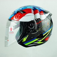 KYT Venom No Bike No Life(Malaysia Singapore) Open Face Helmet
