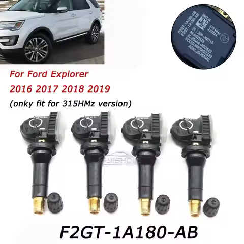 4PCS F2GT-1A180-AB Tire Pressure Monitor Sensor For Ford Explorer 2016 2017 2018 2019 315MHZ New TPM