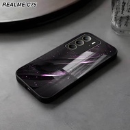 HP REALME C75 glass Softcase - Casing Latest Realme C75hp [M355] Realme Casing - Cool Aesthetic Moti