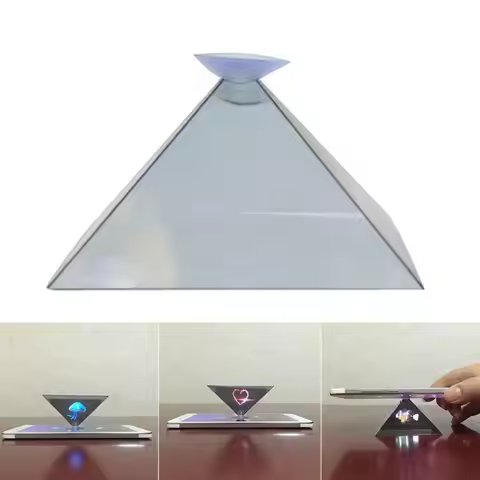 3D Holographic Projection DIY Science Experiment Technology Products Kids Phone 3D Hologram Display 