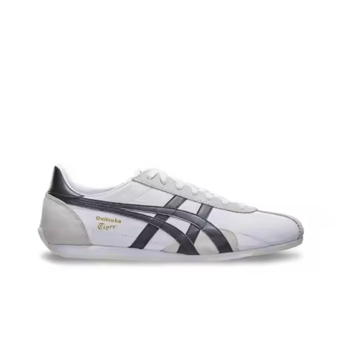 Onitsuka Tiger Runspark Retro Low-Top Casual Running Shoes (Unisex) White/Black D201L-100