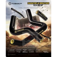 TOBAKI X RADIATOR & BREATHER HOSE SET LC135 / NVX155 / Y15 100% TOBAKI