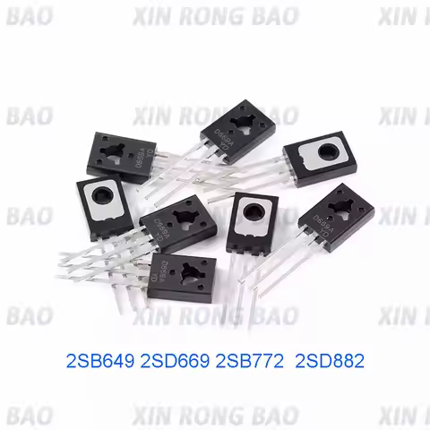 10PCS 2SD669A TO-126F 2SD669 D669A 2SB649 2SB772 2SD882 TO-126 Triode new and original
