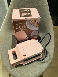 récolte Press Sand Maker Quilt - Pink 日本家電品牌 RECOLTE 粉紅色的格仔三文治機