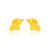 TAKA Jewellery 916 Gold Earrings Elephant