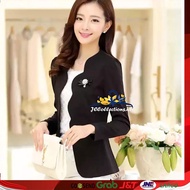 Korean Women's Work Blazer Big Size Outer Plain Women's Blazer XL Leinda - JCCollections –BET.31Oc22