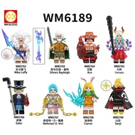 One piece Mini Building Blocks toys for kids children gift bricks Minifigures Ornaments WM6189
