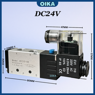 4V210‑08 5/2‑Way Pneumatic Solenoid Valve | AC110V / AC240V / DC12V / DC24V | IP65