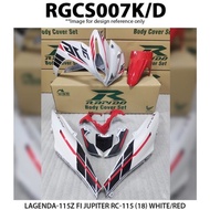 Rapido Coverset cover set (sticker Tanam) Lagenda-115 FI SRL115 Fi Jupiter RC-115 (18) Colour : Whit