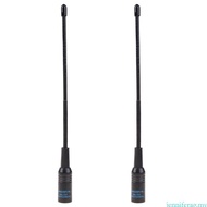 jenniferag.my 2x SMA-Male Flexible Antenna 144 430MHz NA-701 Dual Band for Yaesu VX-3R7R Radio
