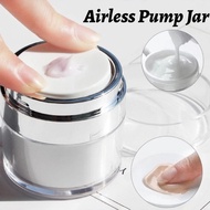 15/30/50ml Airless Pump Jar Kosong Akrilik Botol Cream Krim Lotions