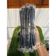 Black Pointed Straws 20cm Long, 100 Thick | Hygienic Hygienic | Foodgrade | Odorless