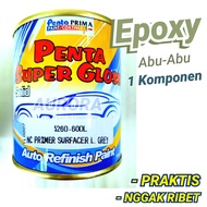Epoxy Abuabu Penta Super Gloss NC Primer Surfacer Grey 1 Komponen Poksi Foksi Epoksi Cat Dasar Dasar
