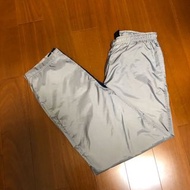 (Size M) Nike 銀灰色復古防水防風長褲 (防褲）