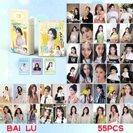 50-55pcs Chinese Drama Actor Bai Lu Ao Ruipeng Laser Lomo Cards Kiku Cecily Ju Jingyi Li Qin Hologra