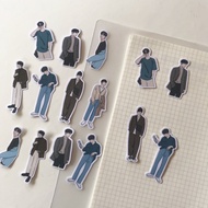 1 PCS men's edition korean sticker/bullet journal sticker/ journal sticker