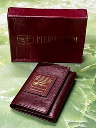 Vintage 80s90s Piero GuIdi Lineabold  key holder leather case 全新bold 袋