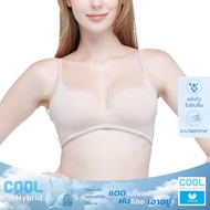 Wacoal Seamless Bra บราไร้โครงรูปแบบ 3/4 Cup เสริมฟองน้ำ 10 มิล - WB5X63 (สีเบจ/BE)