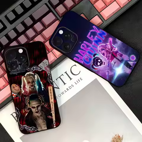 Joker H-Harleys Q-Quinns Pretty Phone Case For IPhone 16 15 14 13 12 11 PRO MAX PLUS Mini TPU Soft T
