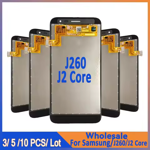 Wholesale 3/5/10 Pieces /Lot For Samsung J2 Core/J260 LCD Screen Assembly with Touch Digitizer Displ