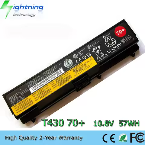 45N1001 10.8V 57Wh Laptop Battery for Lenovo Thinkpad T410 T420 T430 70+ 0A36302 0A36303 etc.