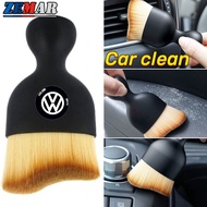 1Pc Volkswagen Car Interior Cleaning Soft Brush Dashboard Air Outlet Gap Dust Removal Detailing Brus