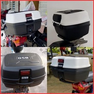 100%} GSB TOP BOX 47L 47LITER , kotak motosikal 47L GIVI STYLE , FREE BASE PLATE SHAD STYLE MOTORCYC