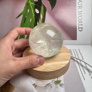 Top Natural White Crystal Ball No. 27 444g Diameter 6.7cm ️ Financial Position Desk
