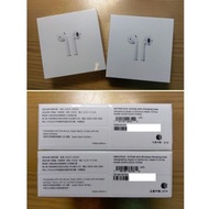 全新 AirPods 2 第二代 無線耳機（有線、無線充電版）