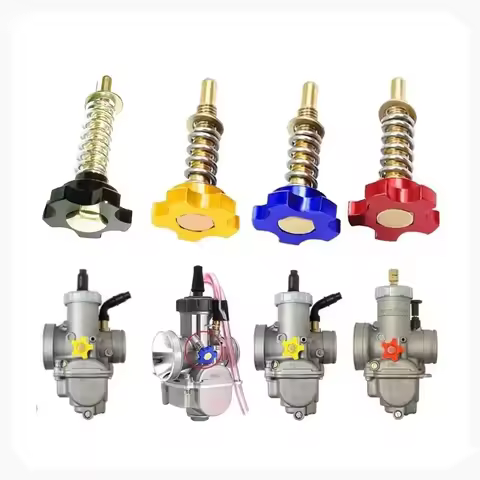 Motorcycle Knob Modification Screw Carburetor Idle Adjuster Screw kit For 21-34MM PWK Carburetor Idl