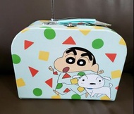 日本正版蠟筆小新文具行李箱禮盒