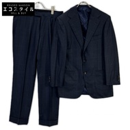 สูทผ้าขนสัตว์ลายตาราง Strasburgo x Zegna [มือสอง]