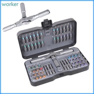 Wor* 66 In 1 Screwdriver For Electronics Bike Repair Magnetic Screwdriver Collection
