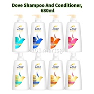 Dove Shampoo / Conditioner 660ml-680ml
