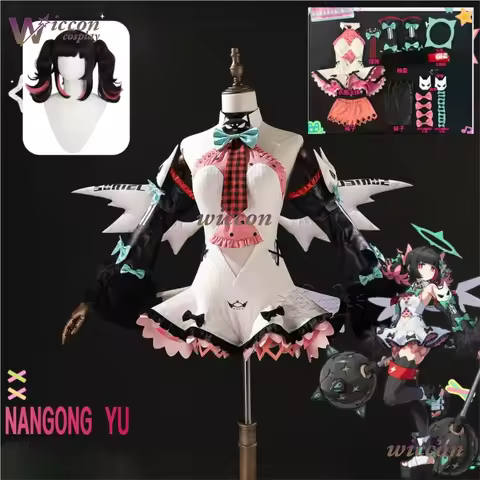 CosC Zenless Zone Zero ZZZ Angle Of Delusion Captain Nangong Cosplay Costume Wings Virtual Idol Nang