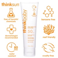 Thinkbaby SPF50 Baby Natural Mineral Sunscreen EWG Verified 89 ml