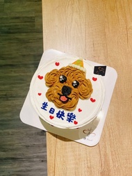 寵物繪圖 狗狗 客製化蛋糕 客製化 生日蛋糕 生日禮物 蛋糕 禮物