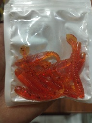 softlure  cacing umpan casting