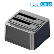 Mobile Hard Drive Docking Station Dual Bay 2.53.5 inch HDD SSD SATA to USB3.0 5Gbps External Enclosure Box for M.2 NGFF