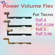 For Tecno pop 4 lite pop 5 lite BC2 BD2 BD4 BC2C Power Switch On Off Key Volume Button Flex Cable Re