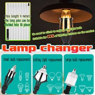 Lamp changer Bulb changer Light bulb changer pole Lamp changer Safe and convenient Aluminum alloy ro