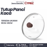 CYPRUZ Wok lid glass lid pan lid frywok 18cm 20cm 24cm 30cm